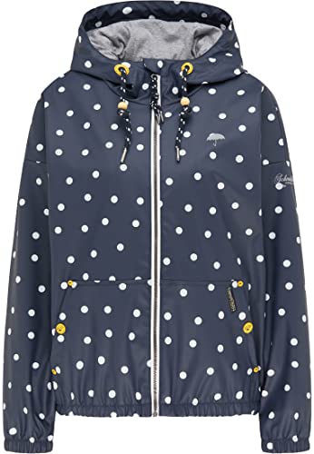 Schmuddelwedda Kurtka przeciwdeszczowa z Polka Dots 34312289, Marine Dots Aop, L