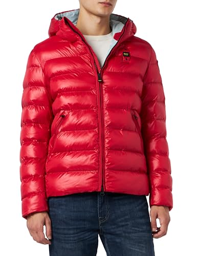 Blauer Kurtki Krótkie Wyściełane Wata Kurtka Męska, 552aq Czerwony Krew Int. Akwamaryn, M