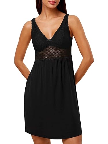 Triumph Damska koszulka nocna, Schwarz, 48