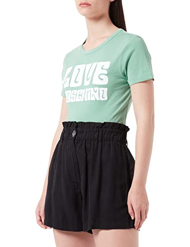 Love Moschino T-shirt damski, zielony, 48