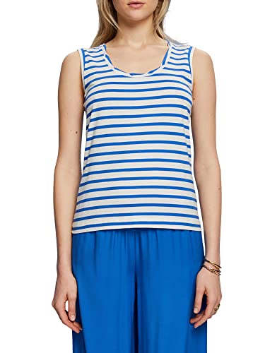 ESPRIT Tank top w paski, Ice, M
