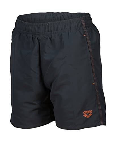 Arena Boy's Beach Boxer Solid R Board Shorts, Asphalt-niesplik, 6-7 anni