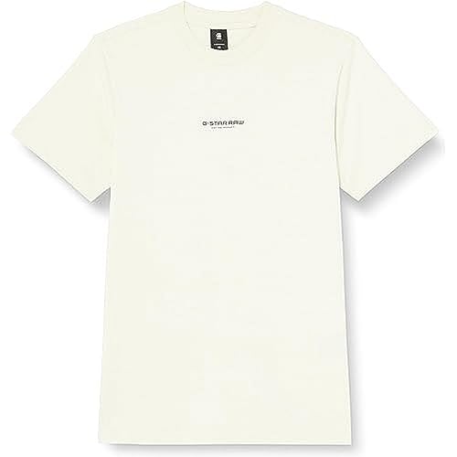 G-STAR RAW Center Logo Loose R T Koszula męska, Ecru, XS