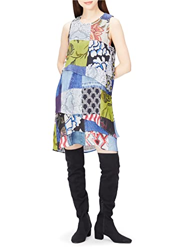 Desigual Damska sukienka Vest_alejandria Casual, czarny, S
