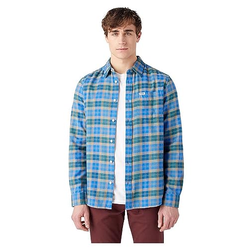Wrangler Koszulka męska, chinchilla, XXL