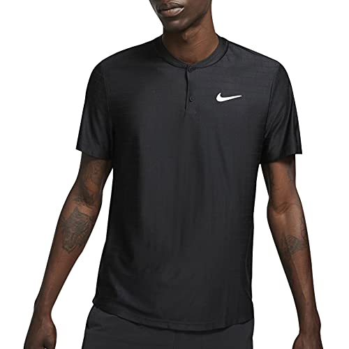 Nike Męska koszulka polo M Nkct Df Advtg, czarny/czarny/bia?y, XL