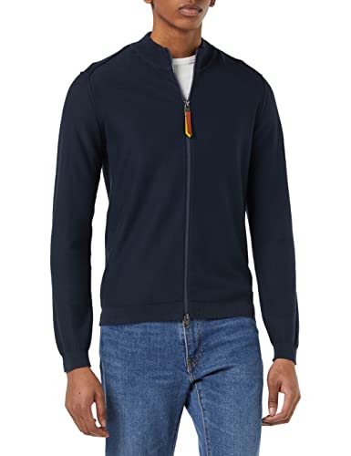 camel active Męski sweter kardigan, Niebieski (Navy Core 19), S