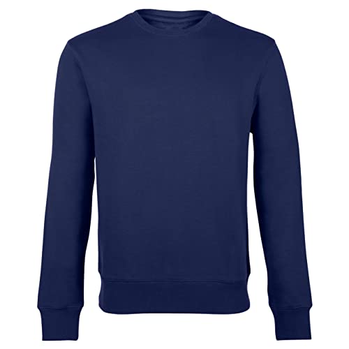 HRM Unisex bluza I Premium dla kobiet i mężczyzn można prać w temperaturze do 60°C I bluza Basic I sweter damski i męski I odzież robocza I wysokiej jakości i zrównoważona, grantowy, XL