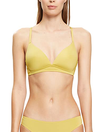 ESPRIT Watowany biustonosz bez fiszbin, Pistachio Green, 75B