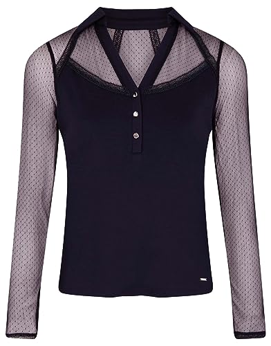 Morgan damski top Turner Navy TS, granatowy, S