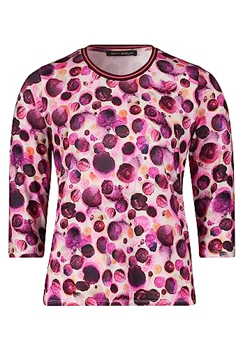 Betty Barclay Damska koszulka basic z nadrukiem, Rosa, 36