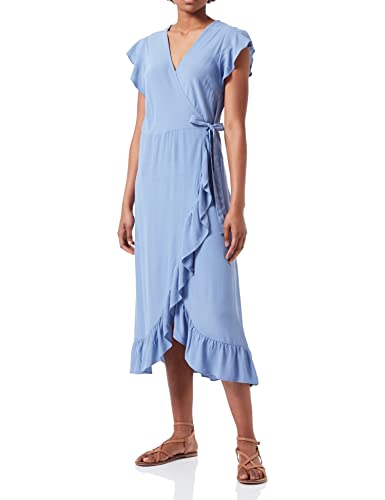 Vila Women's VIFINI WRAP S/S Long Dress – NOOS sukienka, angielski, rozm. 38