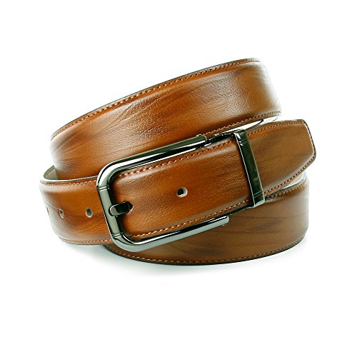 Anthoni Crown Pasek męski, brązowy (Cognac 030), 95