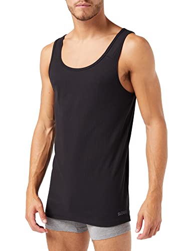 Sloggi Bielizna męska Free Evolve Tank Top, Black (0004), S
