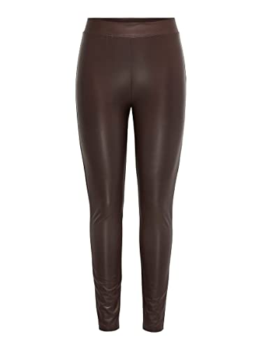 ONLY Onlcool Coated Noos JRS legginsy damskie, Chicory Coffee, XS