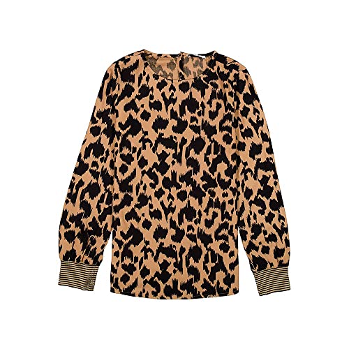 Garcia Damska bluzka z długim rękawem, czarna, L