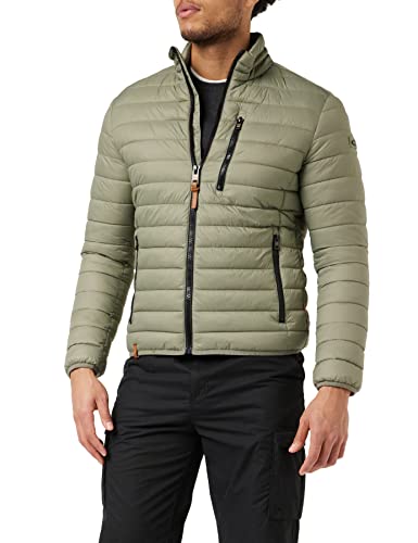 camel active Kurtka męska, lekka, pikowana kurtka bez kaptura, zielona, 27, jasnozielony (khaki), 27