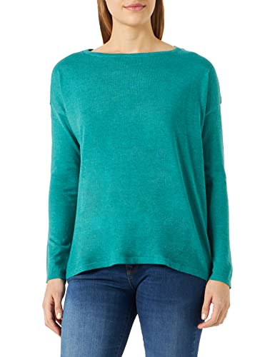 Vila VIABELLA O-Neck L/S Knit TOP/SU - NOOS, Alhambra/szczegóły: melanż, XXL