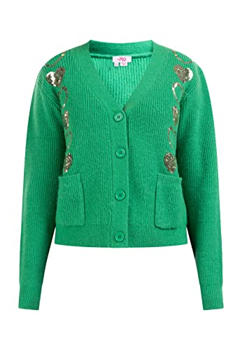 myMo Kardigan damski 12425414, zielony, M-L