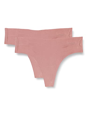 Sloggi Damskie stringi Zero Modal 2.0 H Hipstring 2P, Cacao, XL