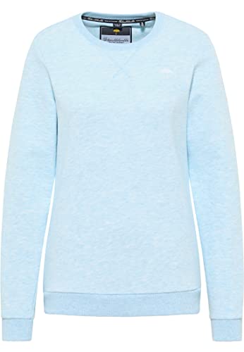 Schmuddelwedda sweter damski 34619066, Aqua Melange, XXL
