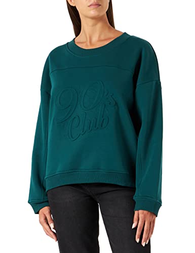 NAF Damski sweter OCLUB SW, ciemnozielony, S