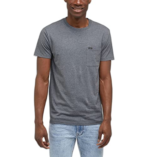 Lee Koszulka męska Ultimate Pocket Tee T-Shirt, Washed Black, rozmiar S, Washed Black, S