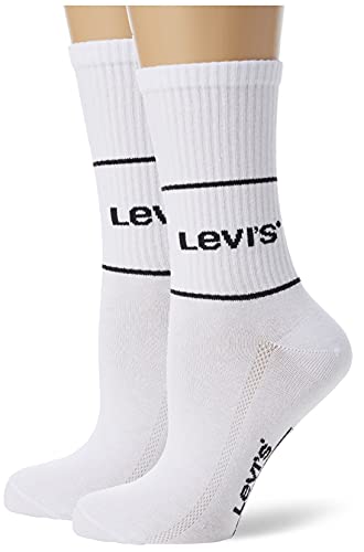 Levi's Logo Sport Unisex Krótkie Skarpety Krótkie Skarpetki Mieszane, biały, 39/42 EU