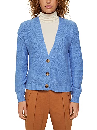 edc by Esprit Sweter damski kardigan, 410/jasnoniebieski, S