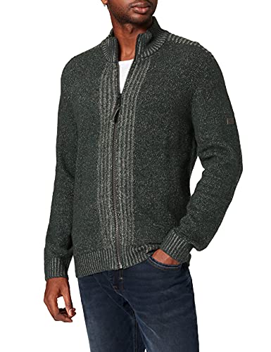 camel active Męska kurtka z dzianiny, brązowy (Olive Brown), 3XL