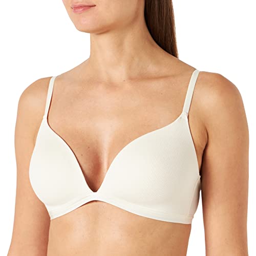 women'secret Damski trójkątny biustonosz usztywniany, Marfil, 125C