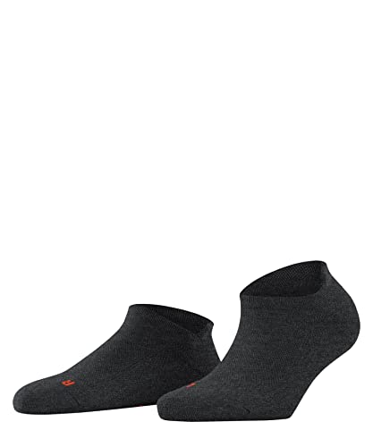 FALKE Kobiety Skarpety do trampek Cool Kick Sneaker W SN Oddychający I Szybkoschnący krótkie jednokolorowe 1 Para, Szary (Dark Grey 3970), 37-38