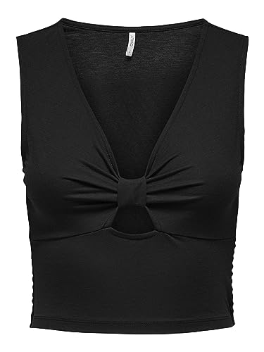 ONLY Onljany S/L Twist JRS Top damski, czarny, M