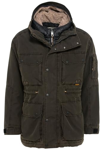 camel active Męska kurtka Multipocket Texxactive, brązowy, 27