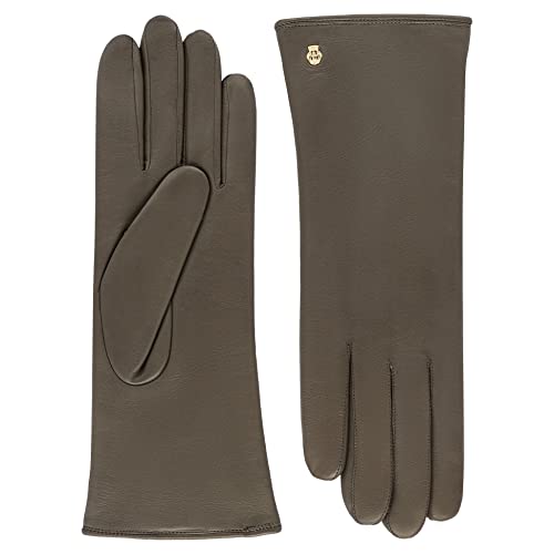 Roeckl Damskie rękawiczki skórzane Praga, Moss, 7