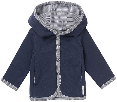Noppies Baby - Chłopcy kardigan B Cardigan Jersey Rev Joke, niebieski (Navy C166), 56