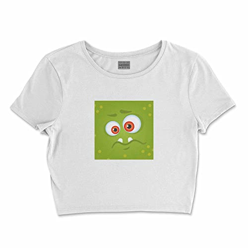 Bona Basics, Koszulka damska z nadrukiem cyfrowym,%100 bawełna, biała, casualowa, topy damskie, rozmiar: XL, biały, XL Krótki