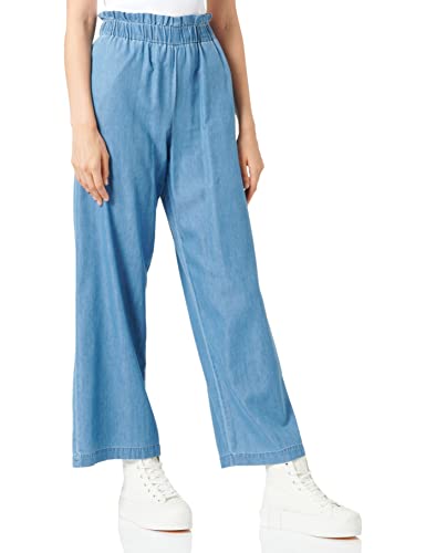 ONLY Onlbea Caly Life Hw Ela Wide FL JNS dżinsy damskie, niebieski (medium blue denim), S x 32L