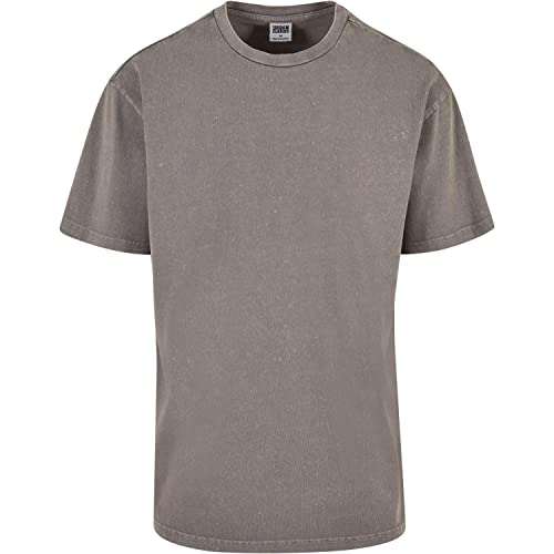 Urban Classics Heavy Oversized Acid Wash Tee męski tank top czarny Basics, Streetwear, asfaltowy, M