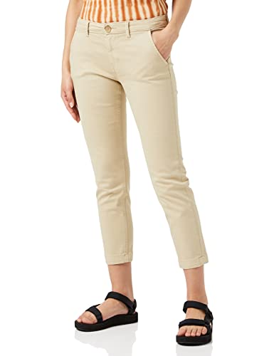 Pepe Jeans Damskie spodnie Maura, Brązowy (kamień), 30W / 34L