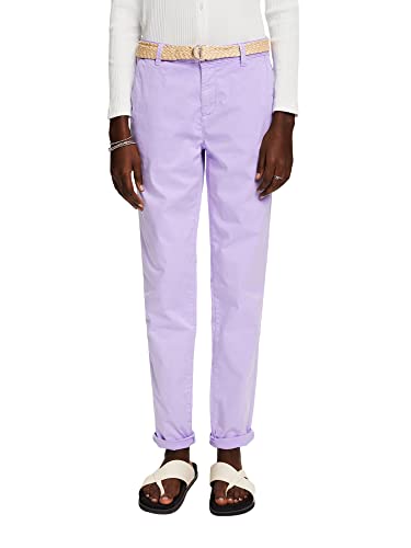 ESPRIT Damskie spodnie 023EE1B333, 510/PURPLE, 30/32, 510/fioletowy, 30W / 32L