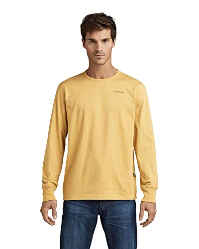 G-STAR RAW Base R t-shirt męski, beżowy (Prairie Sand D20448-336-d308), S