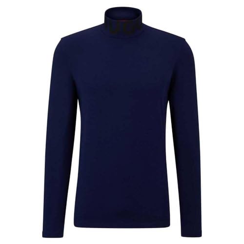 HUGO T-shirt męski, Navy412, M