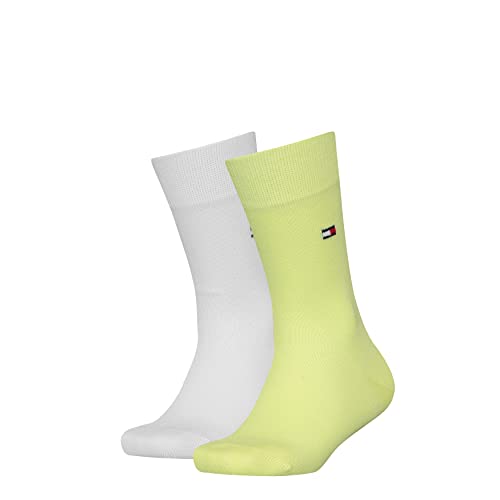 Tommy Hilfiger Skarpety dziecięce, uniseks, Light Citrus, 31-34 EU