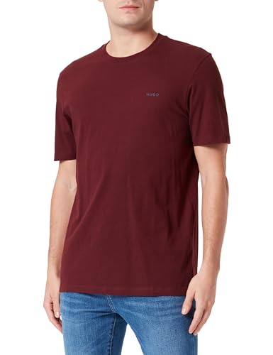 HUGO T-shirt męski, Dark Red604, L