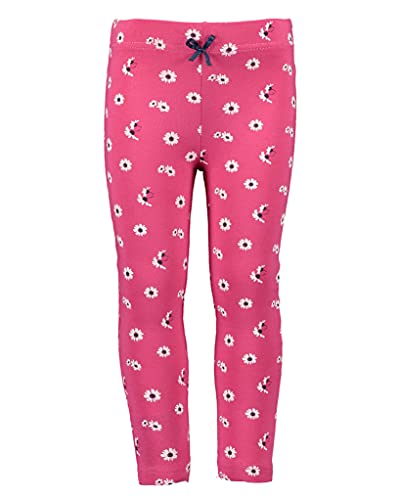 Blue Seven Dziewczęce Magical Bowgirl z kwiatowym nadrukiem na całej powierzchni legginsy, Magenta Aop Orig, 92 cm