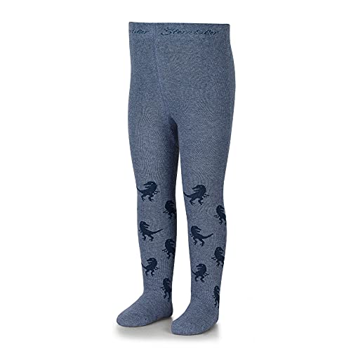 Sterntaler Rajstopy chłopięce T-rex, niebieski (Tintenblau), 74