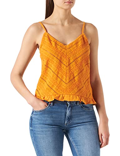 Naf Naf T-shirt damski, ochra, L