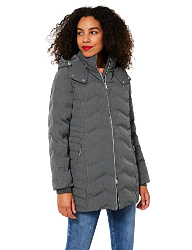 Street One Damska kurtka pikowana A201715, Frost Grey Melange, 36, szary melanż, 36