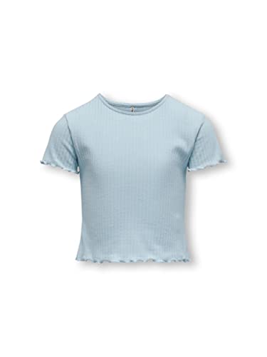 ONLY Dziewczęca Kognella S/S O-neck Top Noos Jrs T Shirt, Cashmere Blue, 146/152 cm